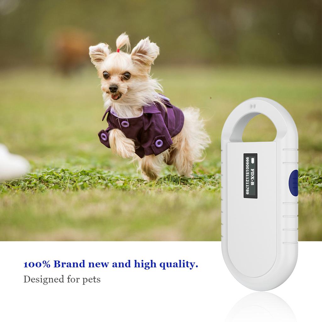 Portable Handheld Animal Chip Reader Pet Microchip Scanner Universal RFID Reader