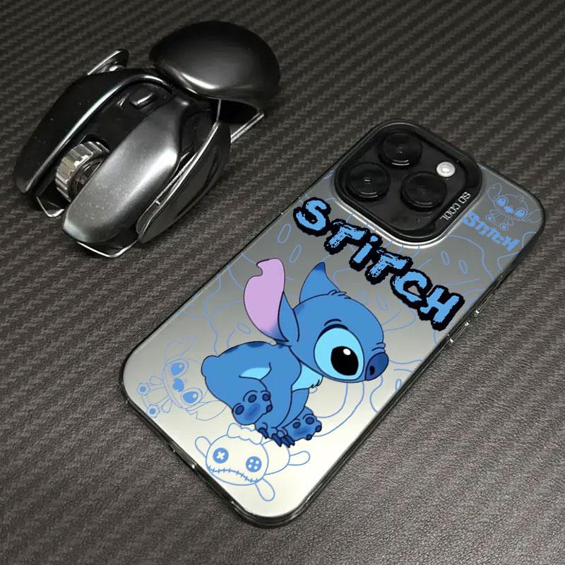 Angel Stitch Cartoon Phone Case For iPhone 11 12 13 14 15 16 17 Pro Max 16e 17E 17 Air Plus 13 Mini Shockproof Fundas Back Cover
