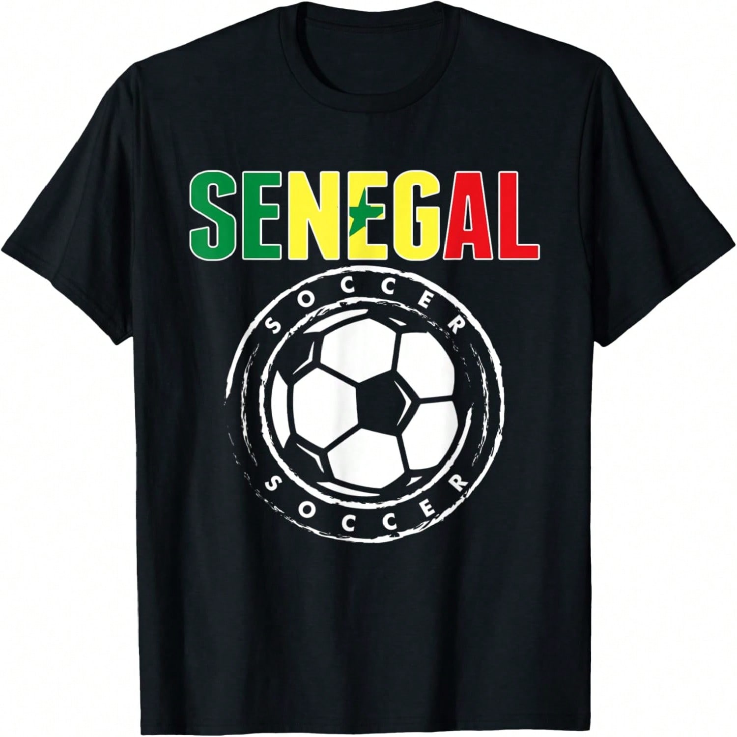 Senegal Soccer Lovers Jersey Proud Senegalese Football Fans T-Shirt S разноцветный