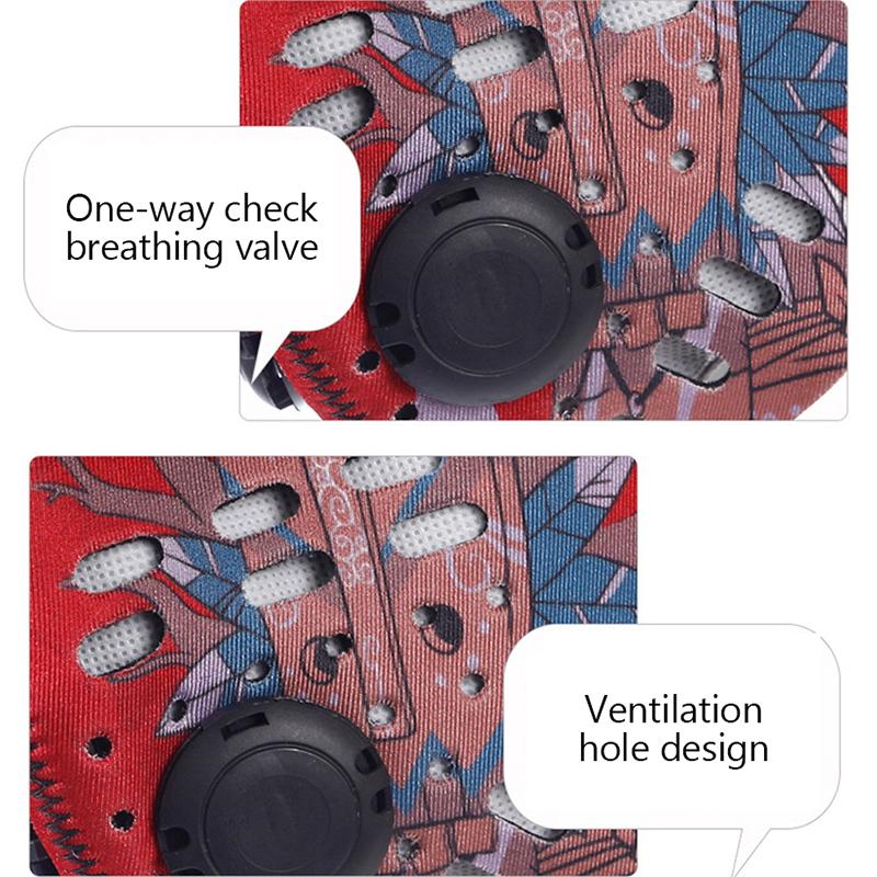 Fahrradmaske Herren und Damen Wind- und Staubdicht Fahrradausrüstung Kalt und Warm Maske Halbes Gesicht Laufen Atmungsaktiv Aktivkohle