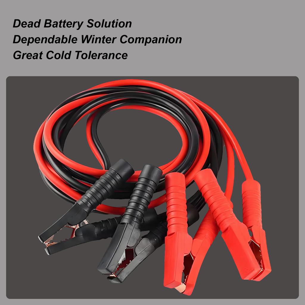 Jumper Cable Copper Booster Cables Tool With Storage Case Booster Cables For Car Vehicle Truck Auto Winter Travel Outdoor