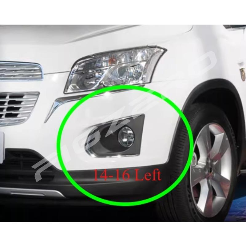 Front Bumper Fog Lamp Frame Cover Hole Daytime Running Light Decoration Cap for Chevrolet Trax 2014-2018 95095471 Left Right