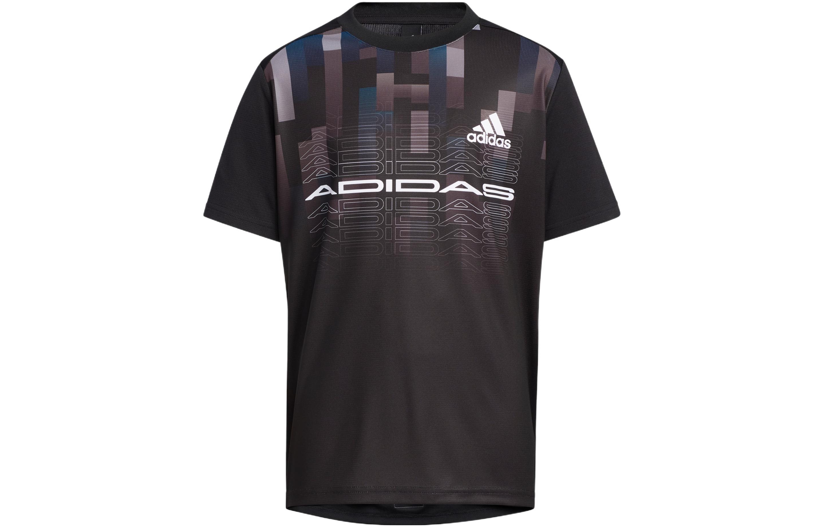 Adidas Unisex T Shirts Crew Neck Moderate HE2552 140