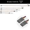60 Core Anti-Flight Control Male Servo Extension Cable, Futaba Standard JR Twisted Pair
