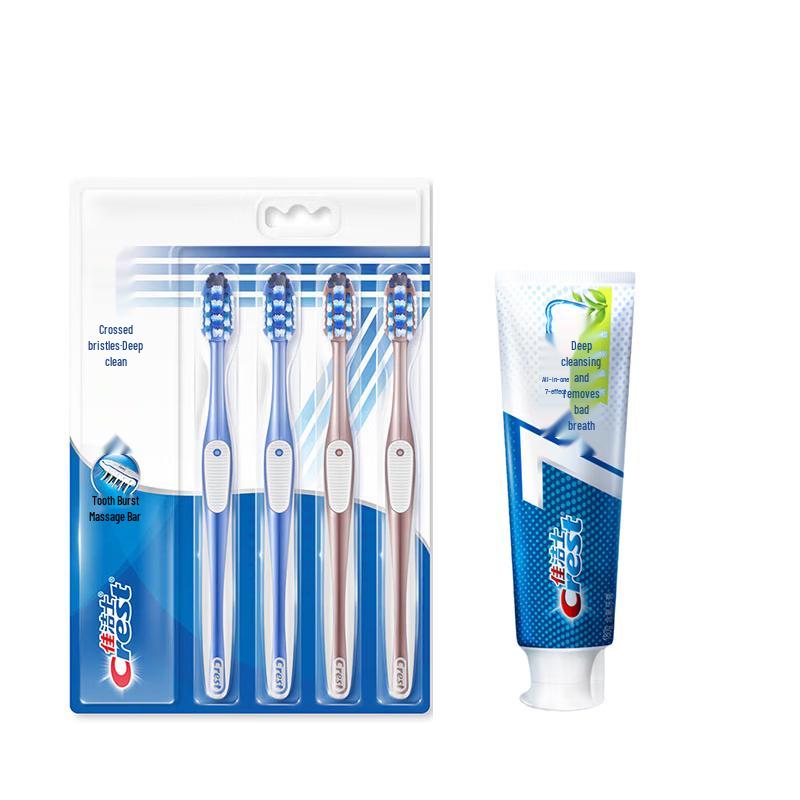 Crest All-in-One 7-Effect Toothbrush & Toothpaste Set