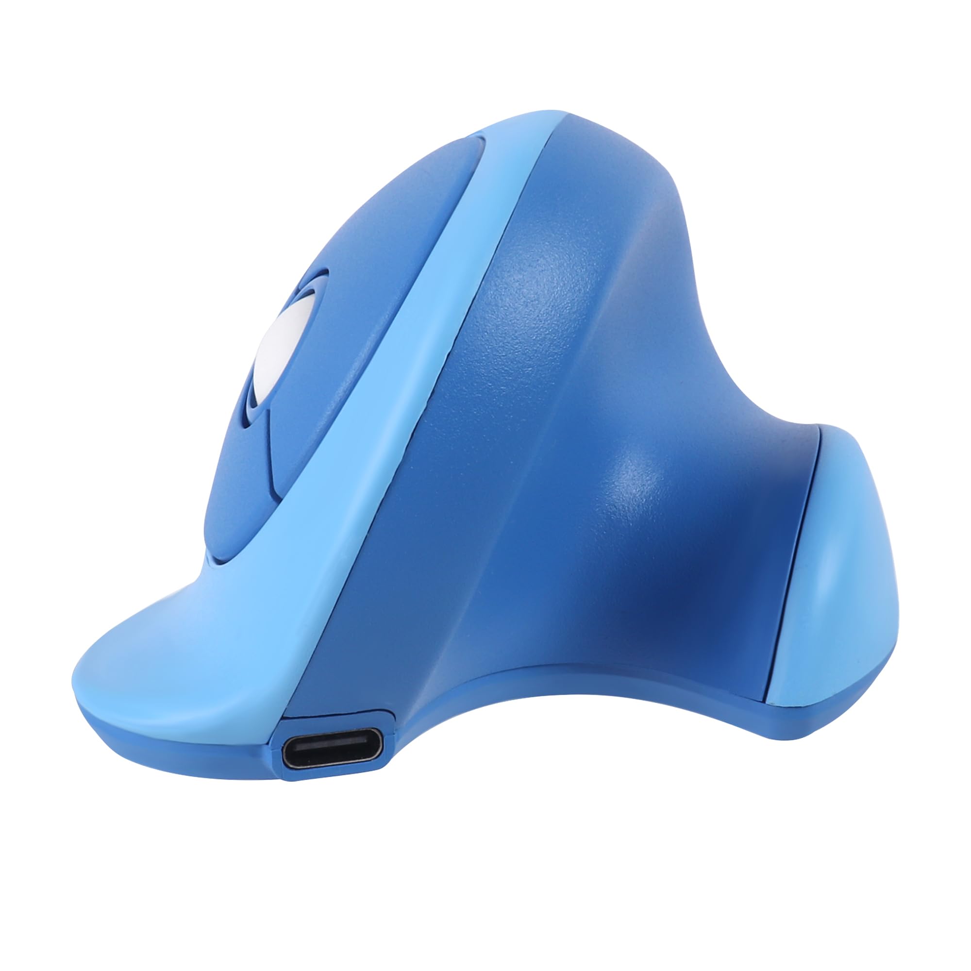 

Vertical Bluetooth for Women and Compatible with Windows and Microsoft Surface Blue Mouse, Wireless, & 2.4G, USB, 3-Device Connection, Vertical, синій