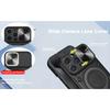 Protective Case with 360 Degree Rotating Kickstand Ring, for iPhone 15, 14, 13, 12, 11 Pro Max, 15 Plus, Poly XS, 8, 7