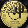 7inch Record GREGORY ISAACS  MUDIES ALL STARS  Looking Back  Looking Ahead CT60 Cactus 1975 UK Reggae Ska  Dub Used