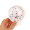 Mini Round Pointer Thermometer Hygrometer Bell Shaped Analog Hygrometer Humidity Watch -30-50 Celsius Degree For Garden