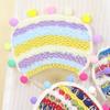 Artistic Handmade DIY Bamboo Fan Romantic Traditional Hand Cranked Fan Chinese Style DIY Material Pack Kindergarten