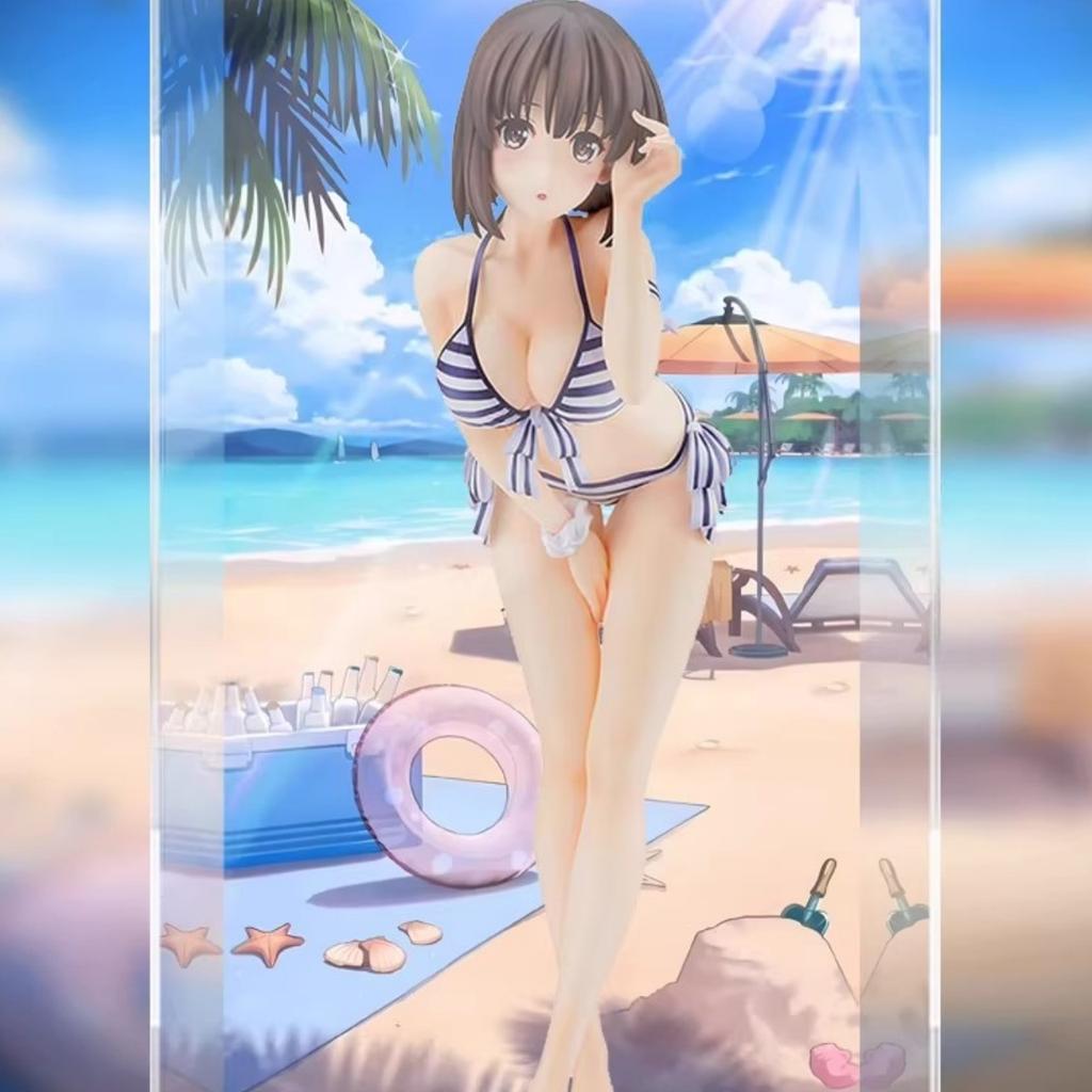 Anime Figure Nanami Yuno Swimsuit Standing Pose 15cm PVC Collectible Model From Suki Ni Naru Desktop Decor For Anime Enthusiasts