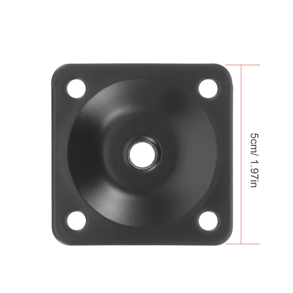 1 Set Thick Iron Furniture Leg Mounting Plates Table Leg Brackets Connector Sofa Couch Desk Legs Repair Hardware Accessories