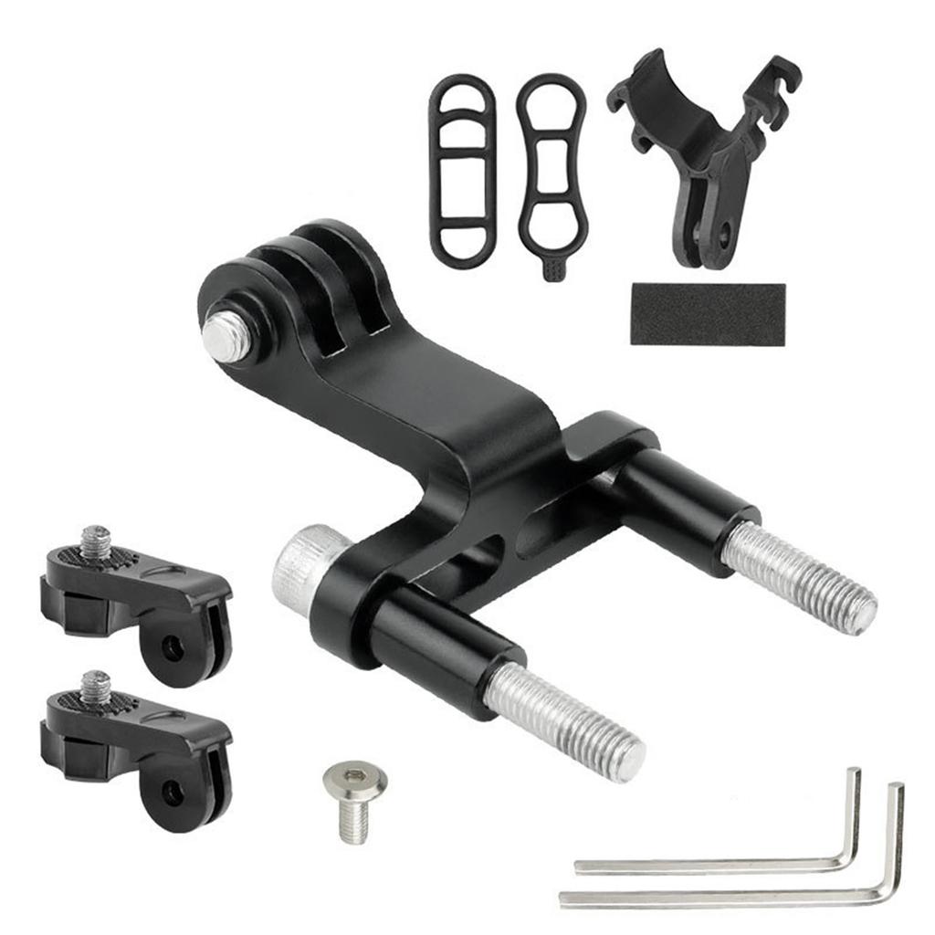 Aluminium-Alloy Bicycle Flashlight Holder Bicycle Headlight Mount Adapter Camera Front Light Bracket Road Bike Part