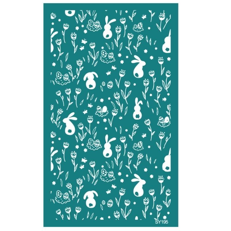 Silk Screen Stencils for Clay Earrings Making 6.3x4In Silkscreen Print Stencils