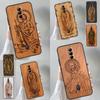 Guadalupe San Judas Wood Case For Nubia Red Magic 9 Pro Plus RedMagic 8 8S Pro Plus 5G 5S 6R 6 7 6S 7S Pro Cover