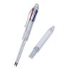 Four-color Ballpoint Pen Transparent Rod Multi-color Writing Pen New Gel Pen  School Office