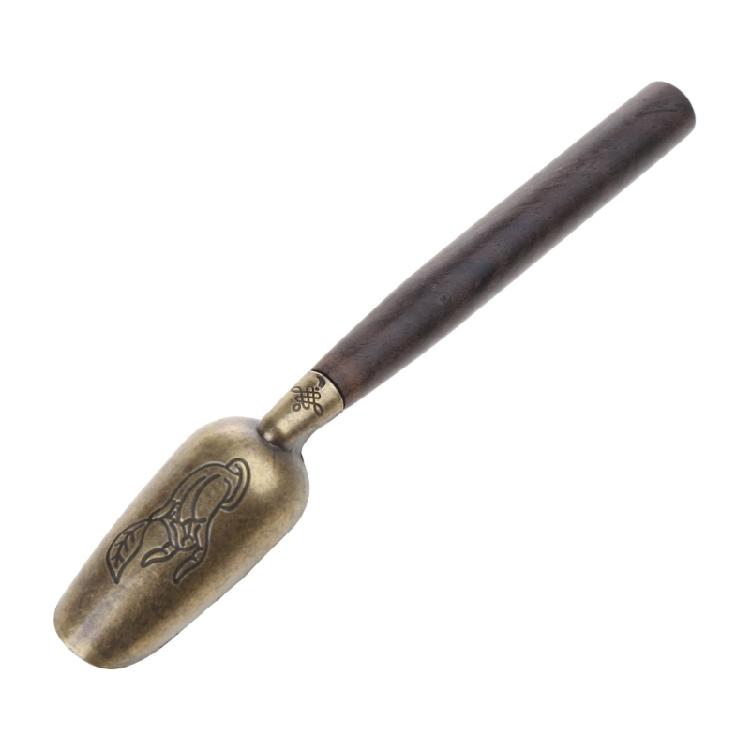 Retro Style Natural Teascoop Delicate Spoon Portable Wood Material Teaspoon