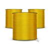 DQ-PP GELBES GUMMISEIL - 5mm - 100m - Expander Gummischnur Elastiches Gummikordel Spannseil Planen Spangummi