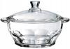 Heat-resistant Glass Vase with Lid, 2.5 L