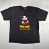 Disney Mickey Mouse Disneyland VTG T Shirt 90s Y2K Navy Blue Fun Cute Teacher