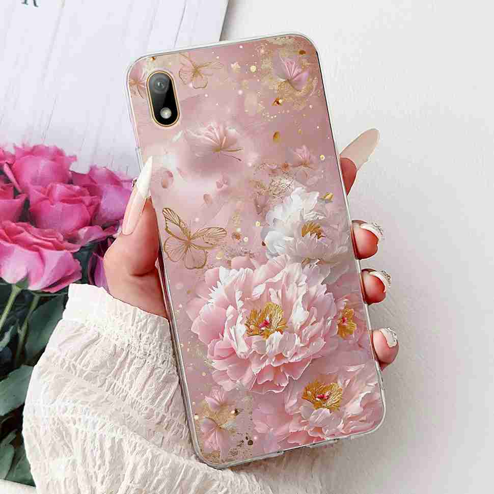 For Huawei Y5 2019 AMN-LX1 Case Colorful Butterfly Flowers Soft Silicone TPU Back Cover For Huawei Y5 Y5 AMN-LX2 AMN-LX3 Bumper