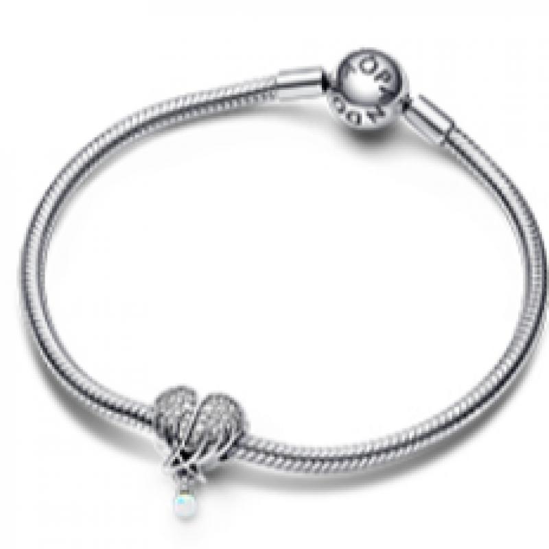 Pandora Sparkling Angel Wings   Heart Charm 792980c01