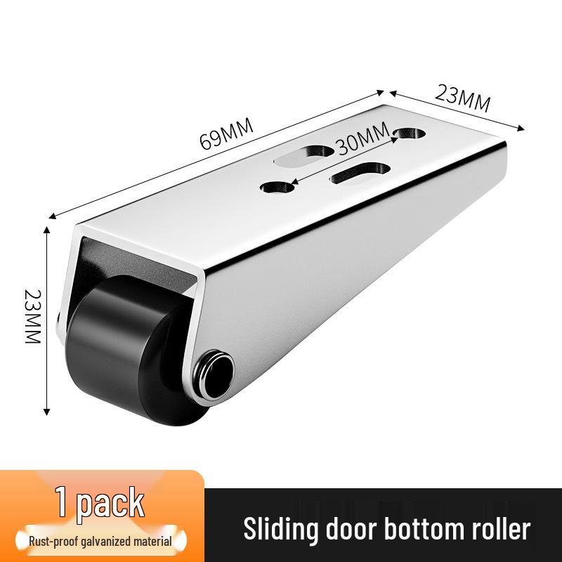 Roată de ghidare universală din aliaj de aluminiu pentru ușă glisantă și scripete de sprijin inferior