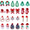 Cross-Border Christmas Reindeer & Tree Acrylic Earrings