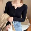 Women's Slim Fit Black Turtleneck Sweater - Long Sleeve Knit Base Layer for Spring & Autumn 2025