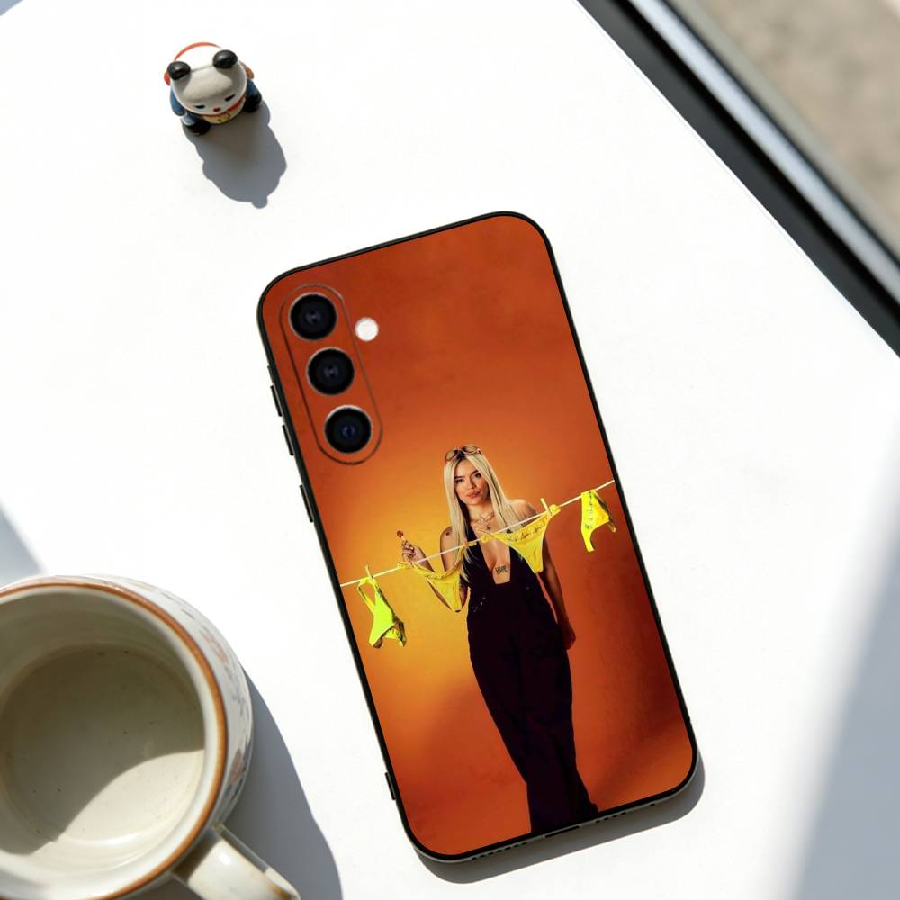 

Singer Karol G Phone Case Soft black For Samsung Galaxy A73,A72,A71,A70,A53,A52,A51 Samsung a11
