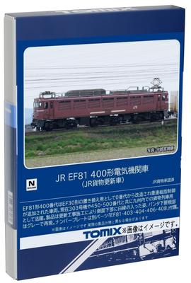 TOMIX N Gauge JR EF81 400 Type JR Freight Renewal Car 7179 Railway Model Electric Locomotive
