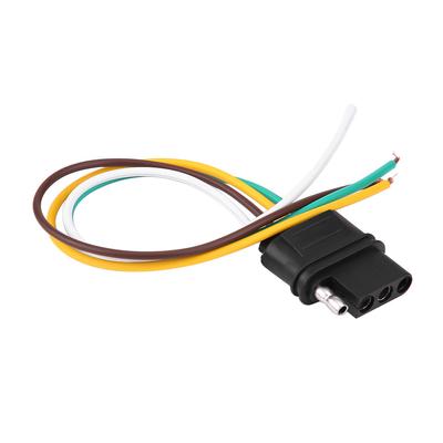 Conector de Cableado de Enchufe de Remolque de 4 Pines Kit de Enchufe y Zócalo de Luz de Remolque TM8010
