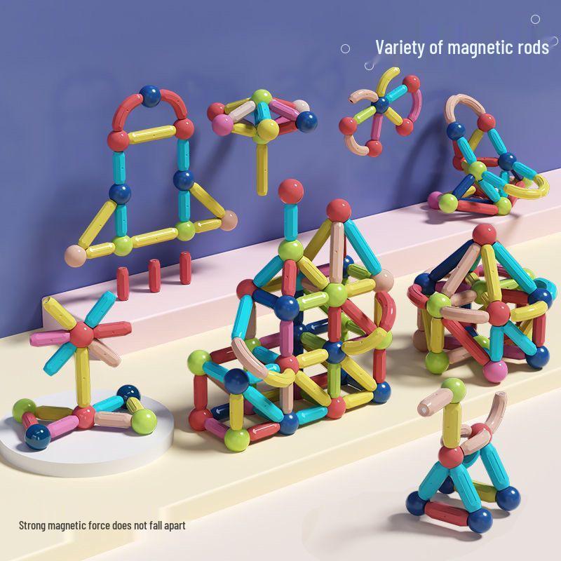 Magnetic Building Blocks: Toddler Educational Toys for Boys & Girls, Ages 3-6