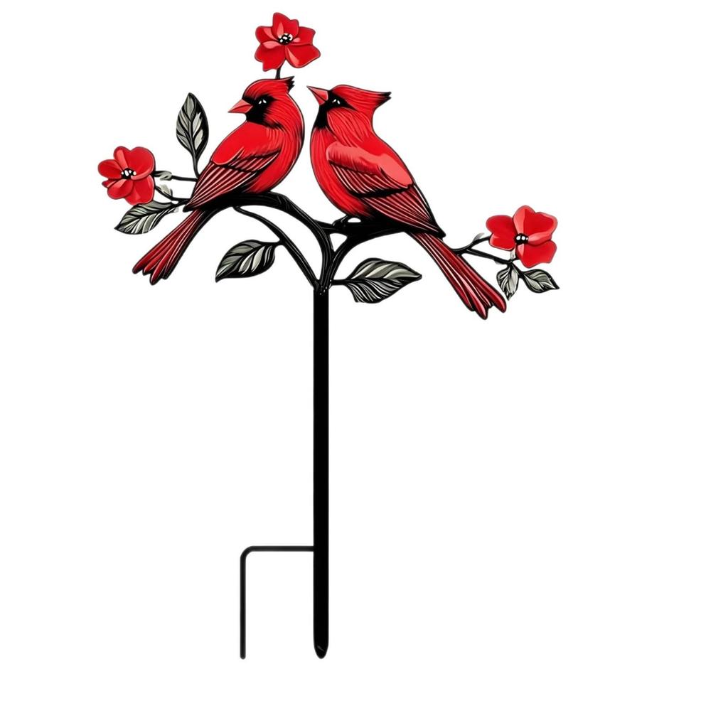 Creative Iron Art Bird Ornaments for Outdoor Garden Decor