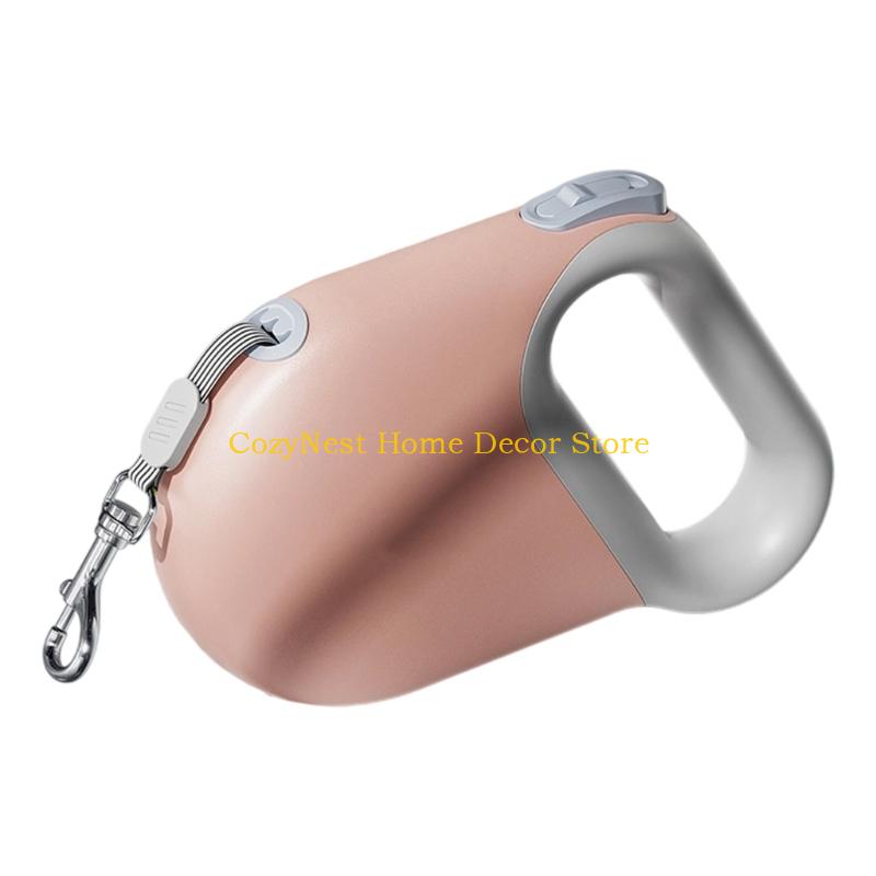 92MF Extendable Dog Guide  Permanent Polyester Rope Mixture Grip Thin Ergonomic Handle Reflective Plan For Active Animals