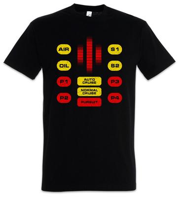 Kitt Sprachbox T-Shirt Knight Auto Series Rider Auto Instrumententafel
