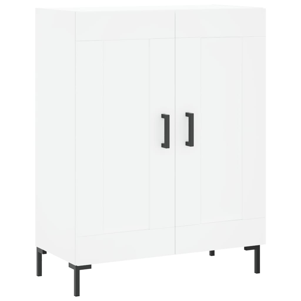 Vidaxl Display Cabinet, White, 69.5X34X180 Cm, Wood-Based Material