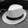 Straw Trilby Sun Hat Mens Ladies Womens Summer Panama Designer Fedora Beach Hat