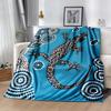 Australian Aboriginal Style 18 Blanket Durable Comfort Perfect for Picnics Couch Bed for All Seasons Stylish Decor