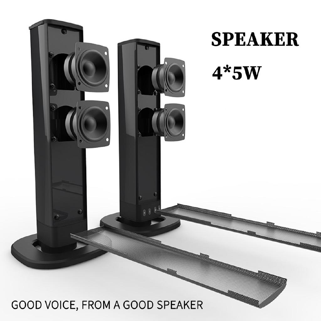 20W Detachable Soundbar Speakers Wireless Bluetooth 5.0 Column Stereo Speaker 3D TV Home Theater Sound Bar TF AUX FM