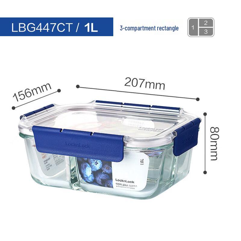 LOCK&LOCK Heat-Resistant Glass Lunch Box