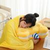Biscuits Bear 2-in-1 Pillow Blanket Student Office Nap Car Carrying Air Conditioning Quilt Removable Washing Foldable