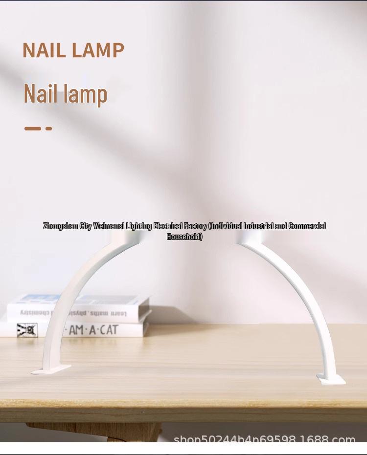 Super Bright LED Beauty Salon Desk Lamp with Eye Protection and Manicure Light