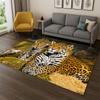 Leopard Cheetah Beast Animal Carpet Rug for Bedroom Living Room Sofa Playroom Doormat Home Decor,Kid Play Area Rug Non-slip