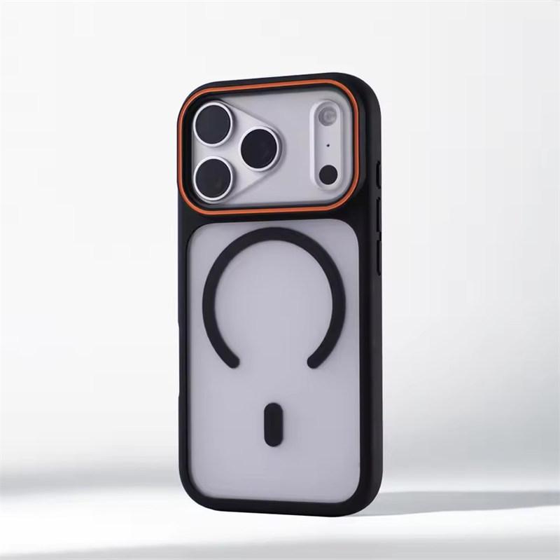 Luxury Matte Translucent For Magsafe Case For iPhone 17 16 Pro Max 15 14 Plus 13 12 11 Magnetic Wireless Charging Shockproof Cover