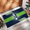 Seattle Seahawks Křišťálový sametový koberec Měkký Anti?Protiskluzová podložka Pohodlný koberec do obývacího pokoje a ložnice