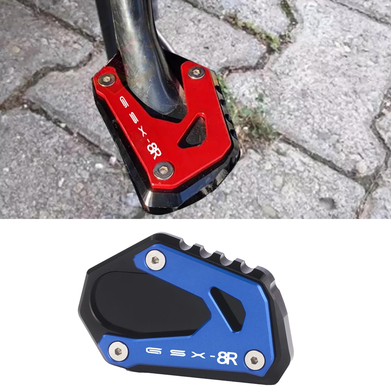 

For GSX8R GSXS GSX8r 2025 2024 Accessories Anti-slip Foot Pad Parking Soft Ground Anti