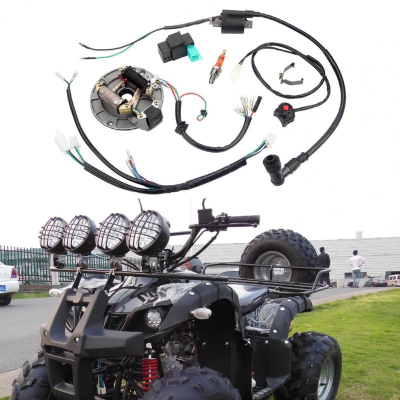 1 Set Ignition Stator High Strength Excellent Easy to tall Stator Plate for 50cc 70cc 110cc 125cc 4 Stroke Dirt Bike