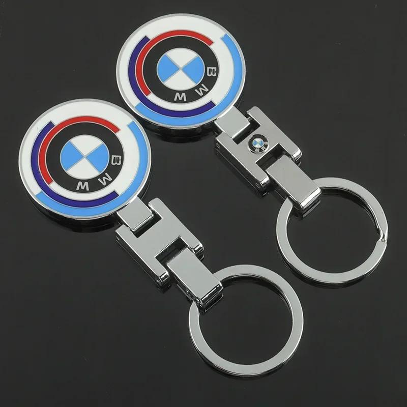 BACR1 Hot 2025 lMetal Key Chain Advertising Car Key Ring Chain Ring Pendant Accessories For BMW M Performance X1 X3 X4 X5 E87 F20 E36
