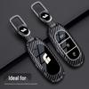 Compatible Li Auto L6 Pro Key Case for L7/L8 Max/L9 Ultra with Mega Carbon Fiber Metal Shell.